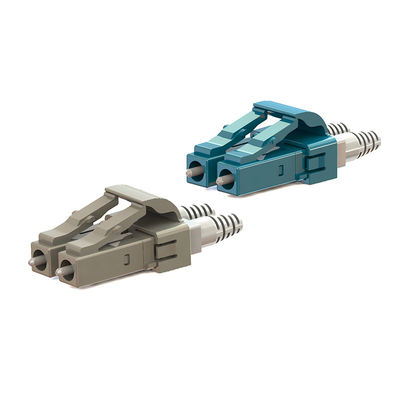 Beige Duplex LC Fiber Optic Connector 32mm Terminal Kits Kesederhanaan Operasi