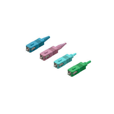 Harga yang bagus Single Mode Multimode Fiber SC Connector In Multi Colors Terminal Kits on line