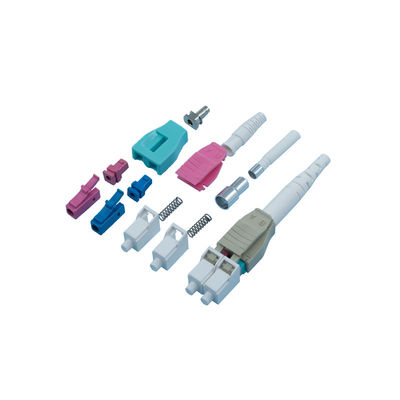 Harga yang bagus Customized LC Fiber Optic Connector Assembly Uniboot 2.0 Beige on line