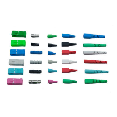 Push Pull PBT SC Optical Connector Kits APC Fiber Connector Kinerja Tinggi