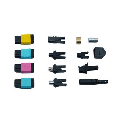 Harga yang bagus Konektor MPO Presisi Tinggi dan Dapat Dipertukarkan 16X OM3 2.0mm UL94V-0 MTP Kits on line