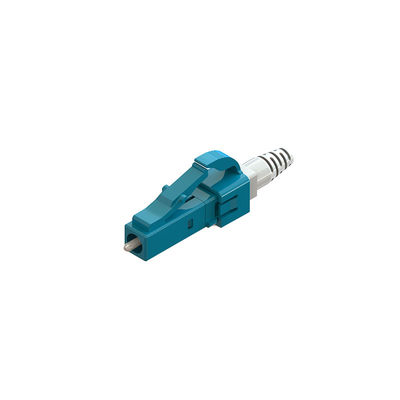 Harga yang bagus LC/Upc 0.9 Single Mode Simplex Fiber Optic Connector Kit biru Sudut Kanan on line