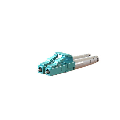 Harga yang bagus Fiber Optik LC Duplex Connector Plastik / Metal Housing Dengan Boot yang Berbeda on line