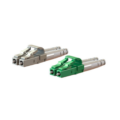 Duplex LC APC Fiber Optic Connector 3.0mm Untuk Jaringan Densitas Tinggi