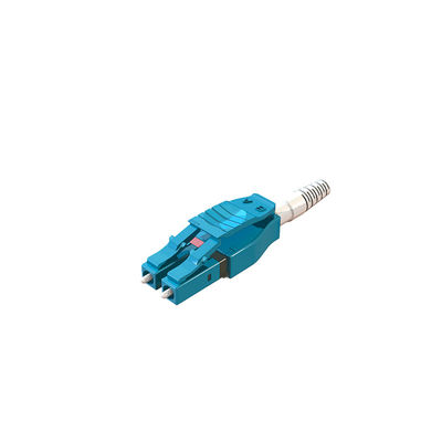 Harga yang bagus Blue uniboot 2.0 LC Fiber Optic Connector Assembly Uniboot 2.0 untuk Kabel Pusat Data on line