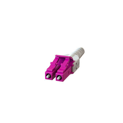 Harga yang bagus 125μm Fiber Diameter LC Fiber Optic Connector Assembly Uniboot Untuk Data Center on line