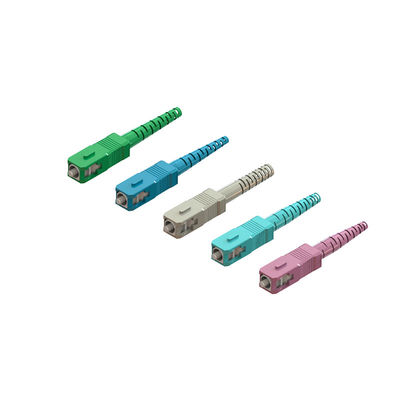 Harga yang bagus Quick Assembly Multimode SC Fiber Connector Dengan Berbagai Warna on line