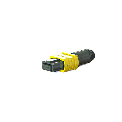 Harga yang bagus Metal / Plastik Housing Fiber Optic Kabel Coupler Mini 36mm MPO Konektor on line