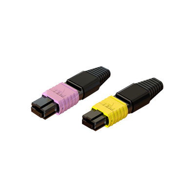 Harga yang bagus Female Male MPO Fiber Optic Connector 4 - 24 Core Komunikasi Serat Optik on line