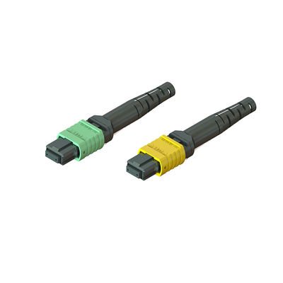 Harga yang bagus Konektor Serat Optik MPO Presisi Tinggi 3.5mm Multimode / Single Mode Fiber Type on line