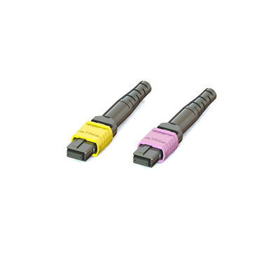 Harga yang bagus 16 Core Male Female MPO Fiber Connector Untuk Rekonfigurasi Cepat on line
