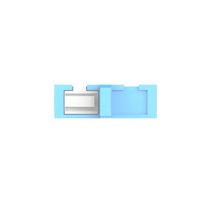 Flange SC Fiber Optic Adapter Panel Dengan Hitam Biru Hijau Dan Aqua Warna Pilihan