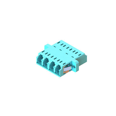 Harga yang bagus Quad Fiber Optic Adapters LC Couplers Dengan Flange Untuk Kinerja Optimal on line