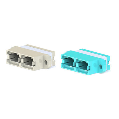 Harga yang bagus Quad MPO FTTX Fiber Optic Adapter Coupler Dengan Pergantian Wearability yang Baik on line