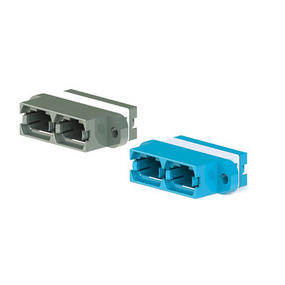 High Precision Duplex MPO Fiber Optic Adapter Flange Untuk Frame Distribusi Optik