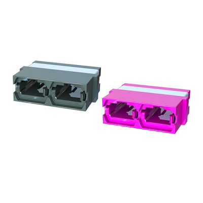 Harga yang bagus Bahan Plastik Serat Optik Adaptor MPO Dalam Hitam Biru Hijau Dan Aqua Warna on line