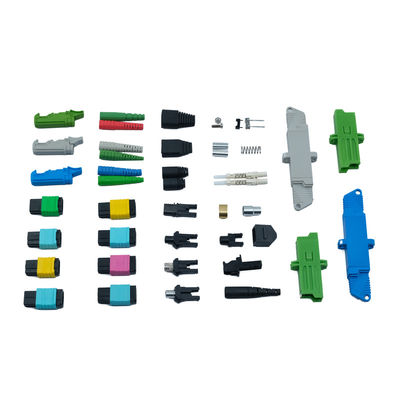 Harga yang bagus 12 / 16 / 24 Core MPO Patch Cord Connector Multimode Fiber Optic Cable Connector on line