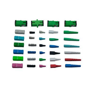 Low Insert Loss SC Fiber Optic Connector Push-Pull Type Untuk Aplikasi Mudah