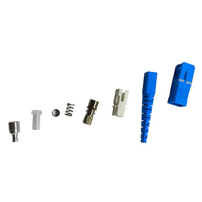 Harga yang bagus SC/APC Fiber Optic Connector 3,0mm kehilangan penempatan rendah dengan standar uL94V-0 on line