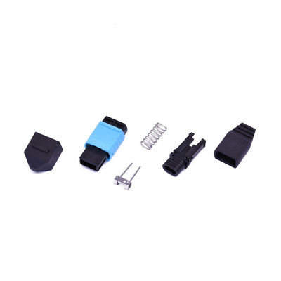 MPO 5.0mm Fiber Optic Connector Bare Ribbon Boot 12/24 Core Ferrule Fiber Jack