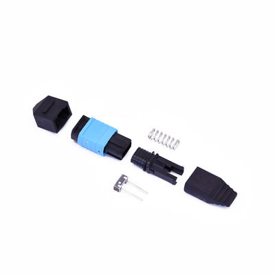 Harga yang bagus 3.0mm MT-MPO OM3 Fiber Connector 16/32 Core Offset Key Fiber Array Support Mold Design on line