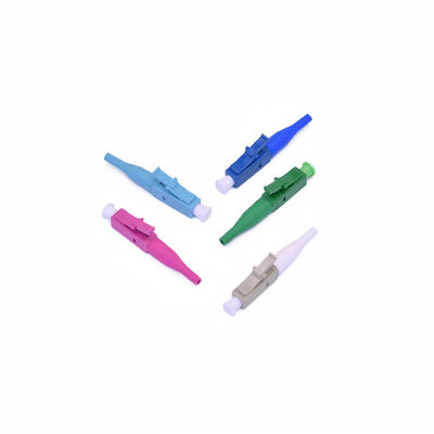Konektor LC serat optik 0,9mm simplex Auga dengan ketahanan api UL94V-0
