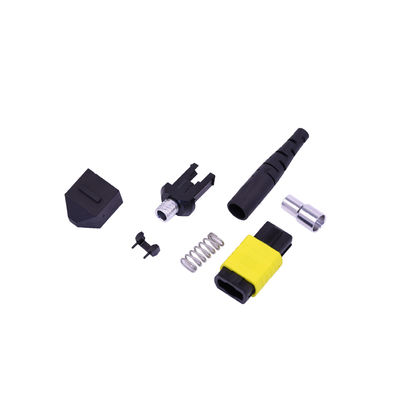Harga yang bagus MPO/MTP 12/24 Core 3.0mm Multimode Fiber Optic Connector Kits dengan kerugian rendah uL94v-0 on line